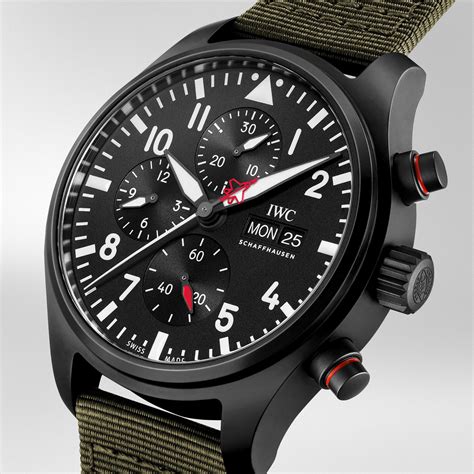 IWC Pilot Watch Chronograph Top Gun Men's Watch AutoMatic 